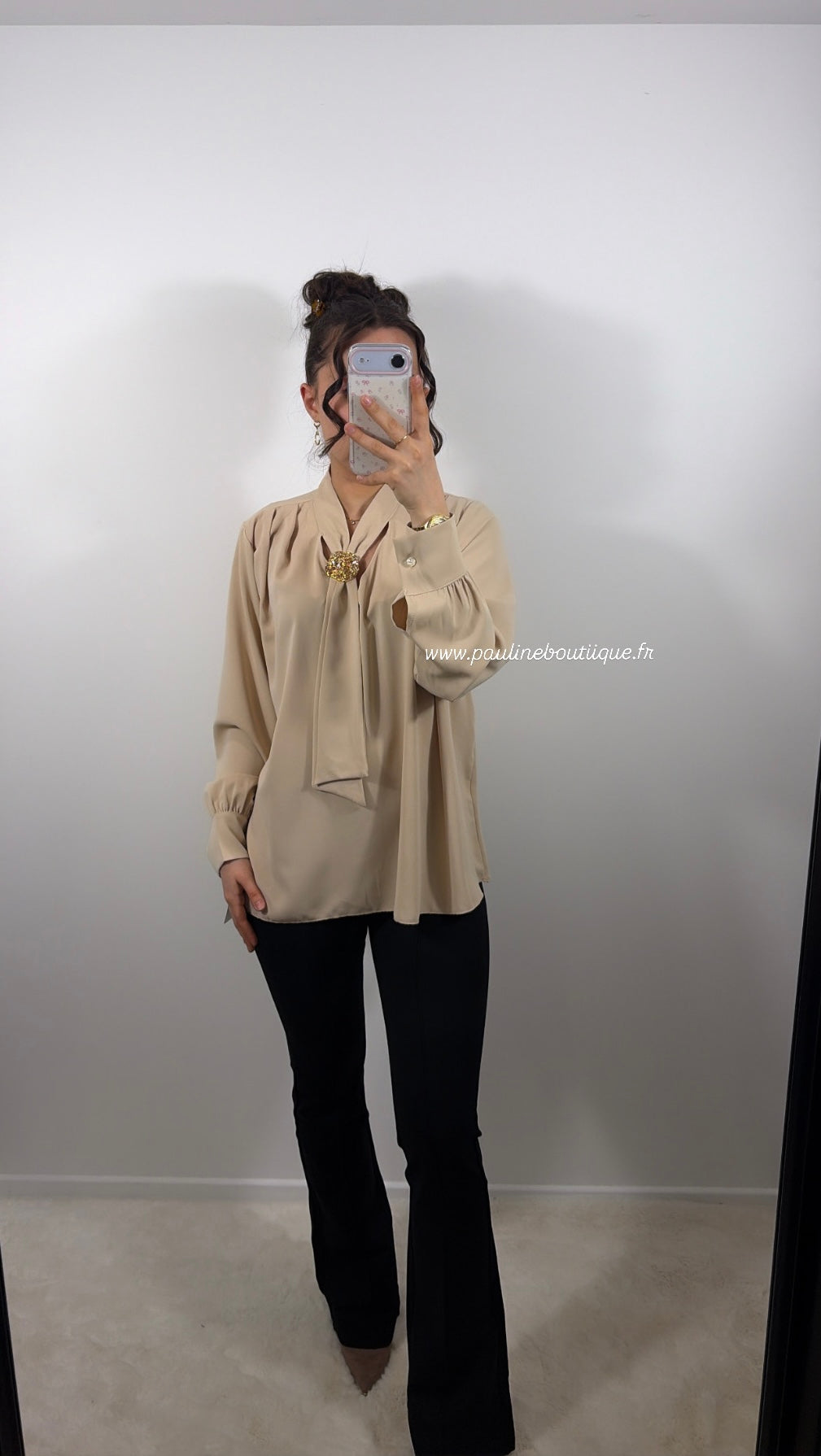 BLOUSE BEIGE