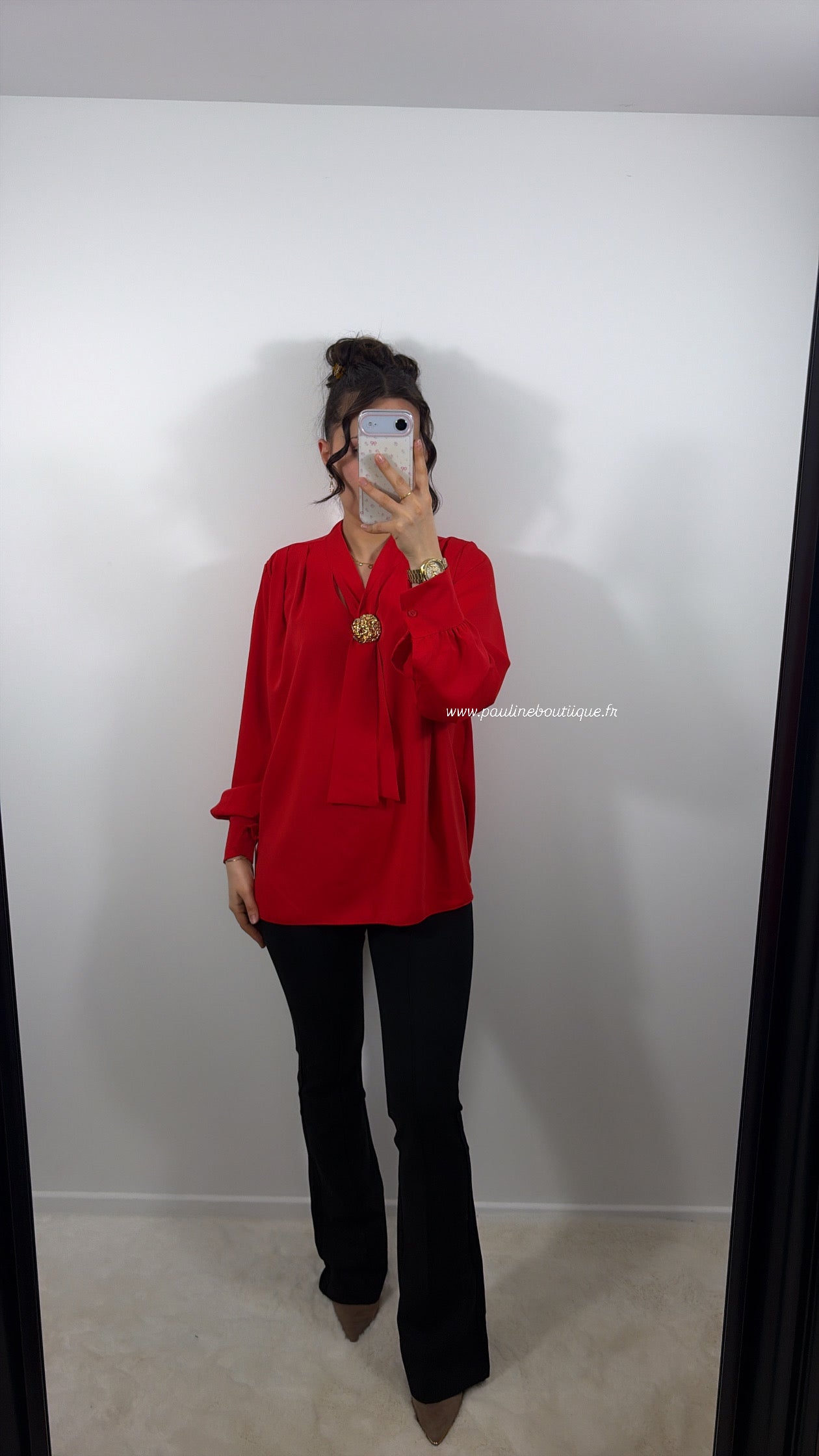 BLOUSE ROUGE