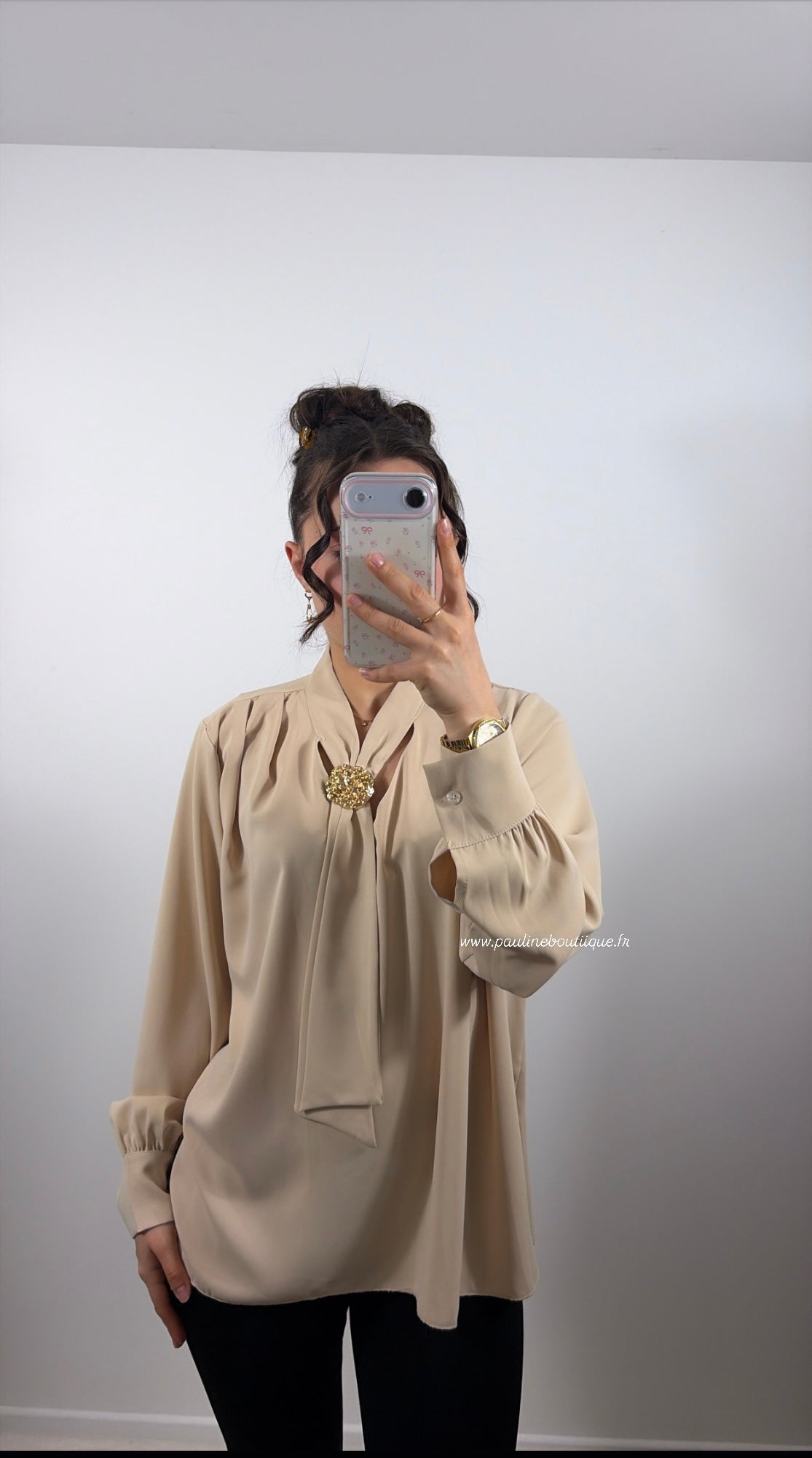 BLOUSE BEIGE
