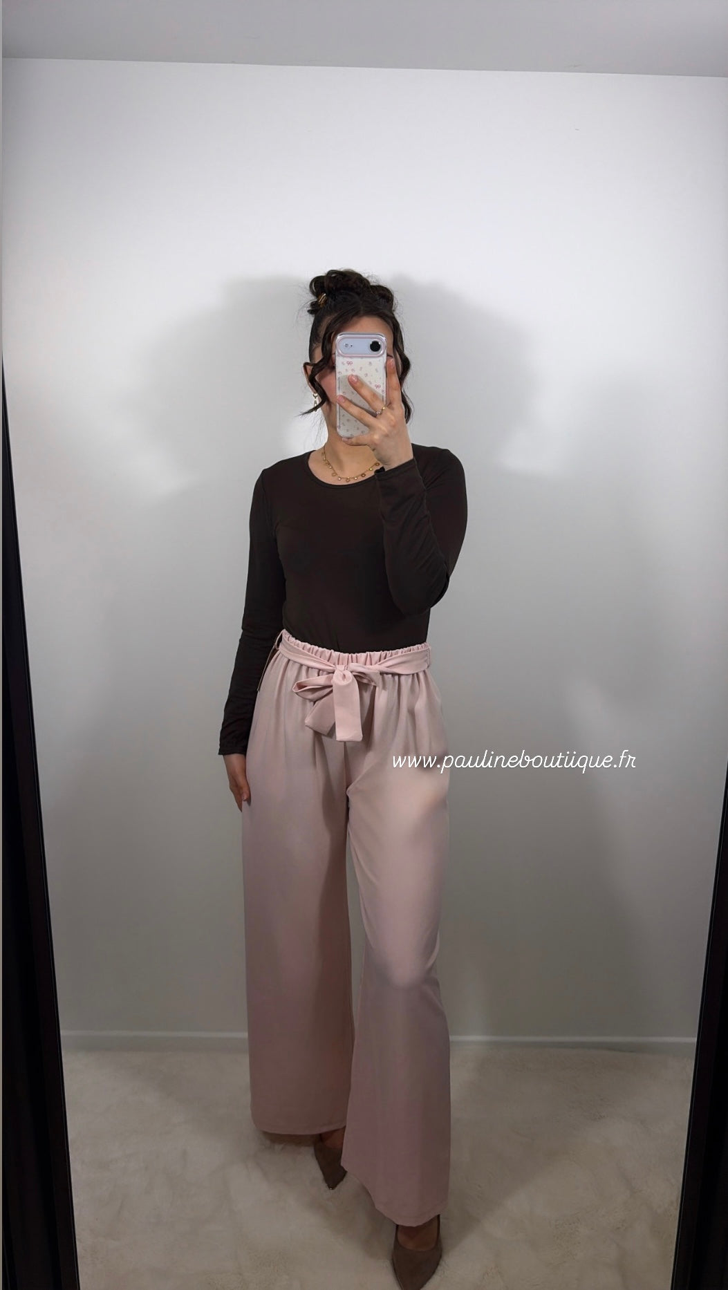 PANTALON ROSE CLAIR
