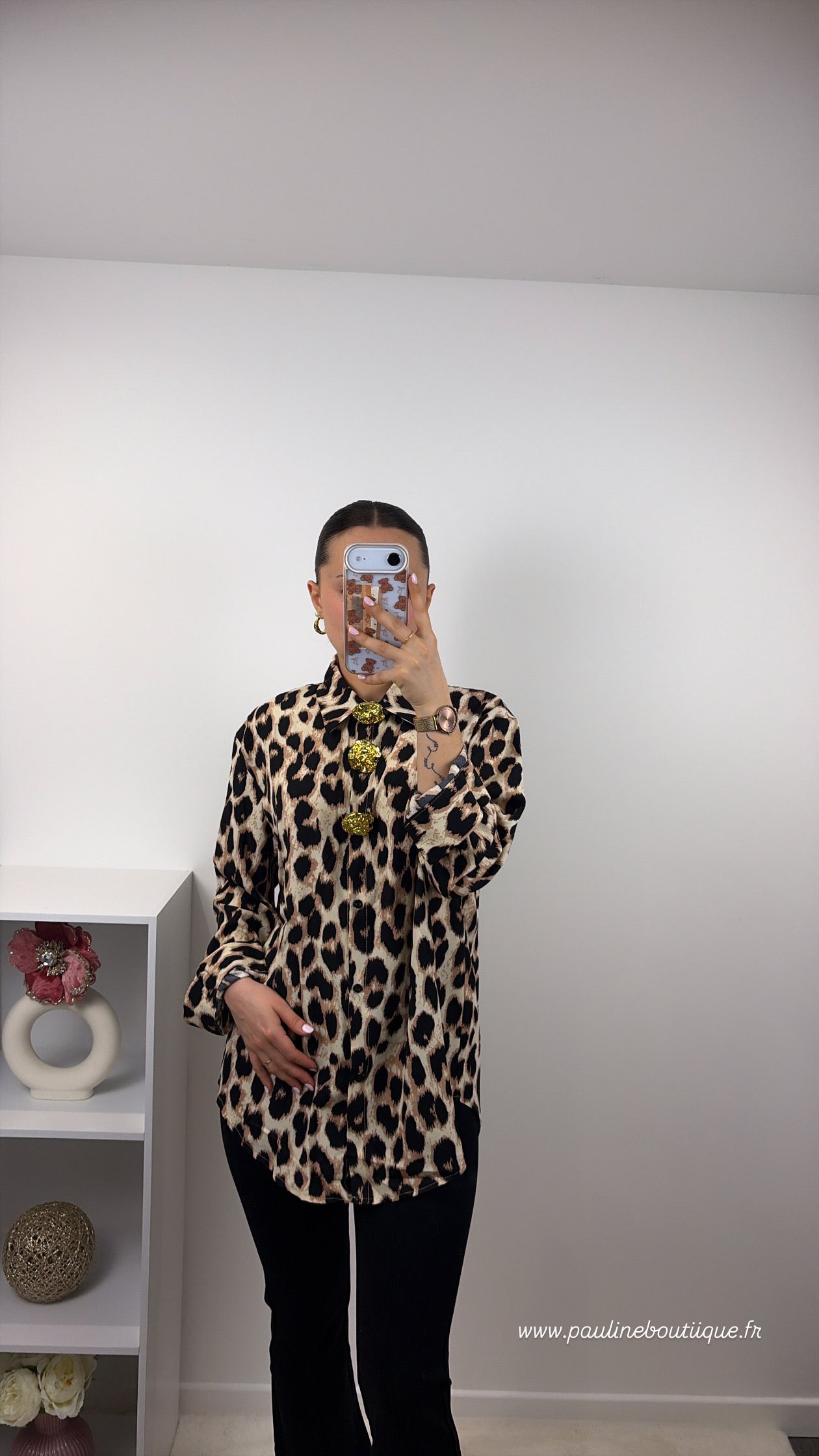 Chemise léopard
