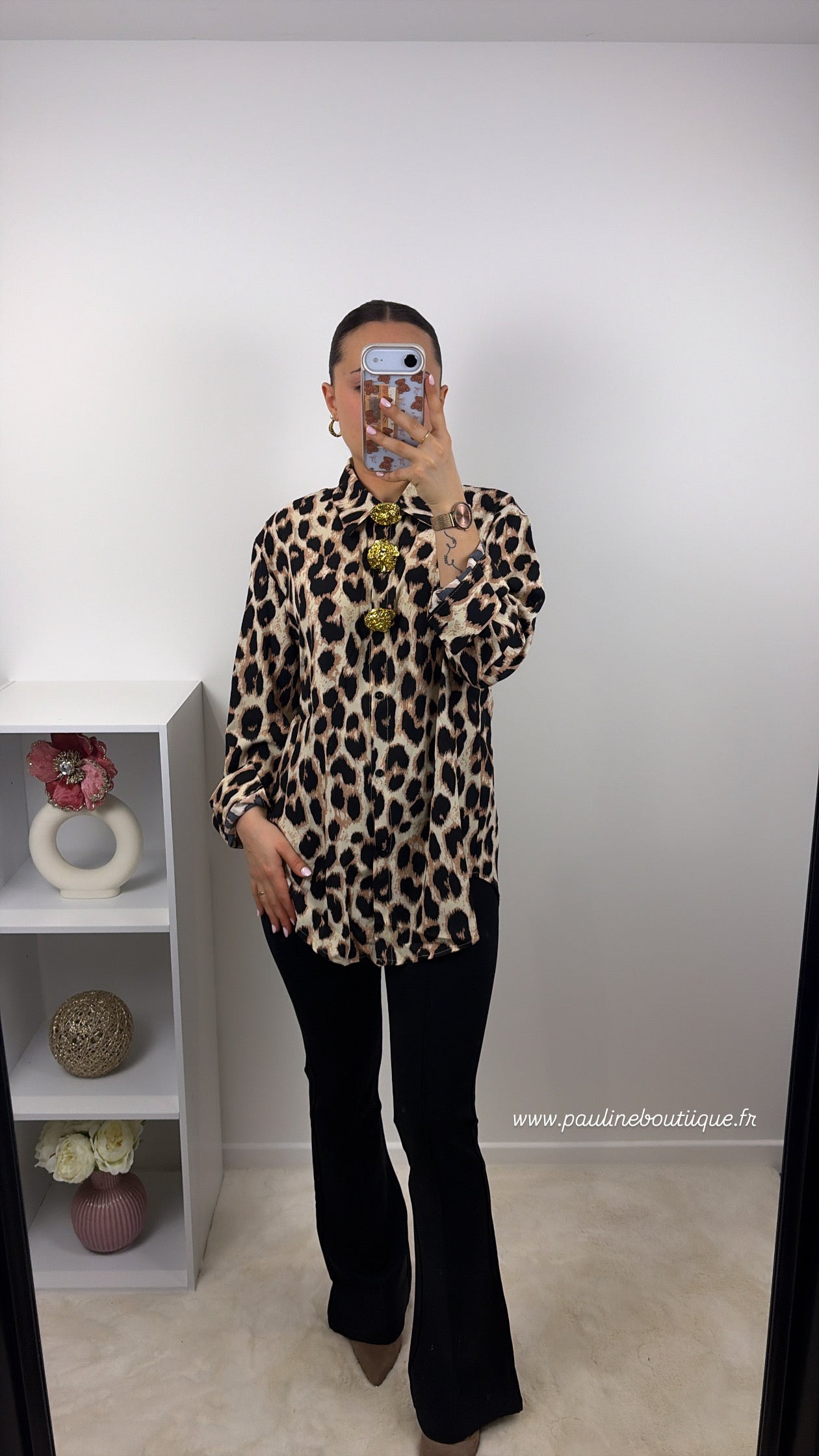 Chemise léopard